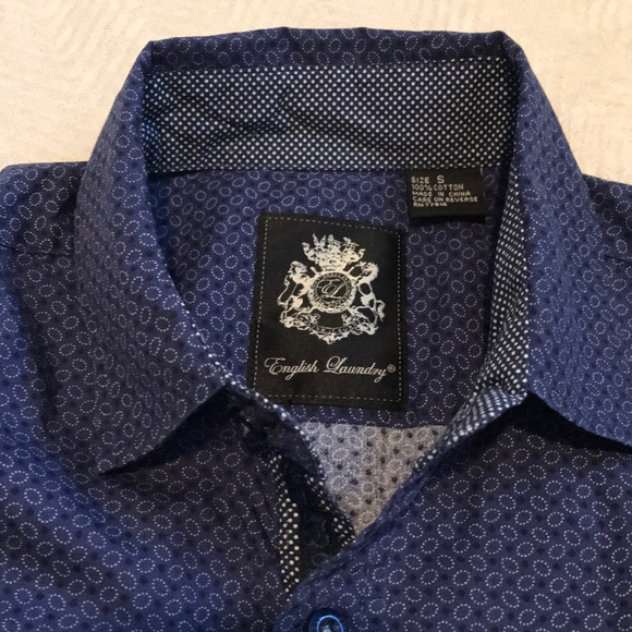 English Laundry patterned button down - Picture 3 of 5